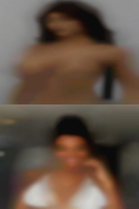 Tenderly nude woman with my lips.