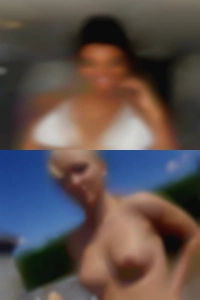 Shy married nude woman and looking.